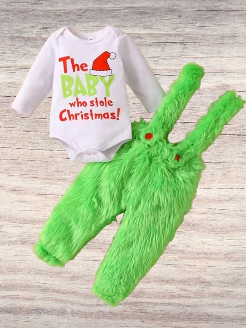 Grinch Outfit Baby Who Stole Christmas Costume 18-24 Months